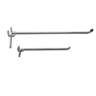 China Durable/High Quality Wholesale Heavy Duty Metal Peg Panel Shelf Hooks Used For Garage, Office, Kitchen, Shop for sale