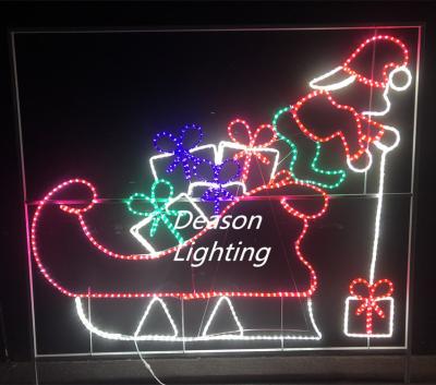 China Christmas elf rope light silhouette for sale