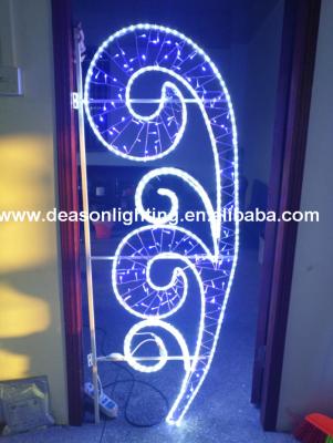 China LED Light Christmas Pole Motif light/Christmas Street LED lighted decoration for sale