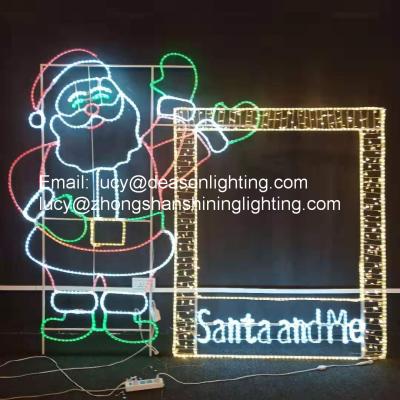 China wire frame christmas light motif for sale