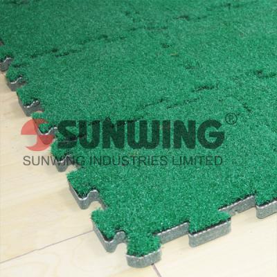 China Best Selling Door Premium Interlocking Artificial Grass Tile for sale