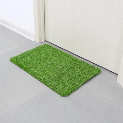 China Landscaping Best Price Wholesale Plastic Grass Door Mat With TPR Backing for sale