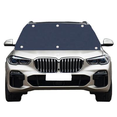 China Magnetic Sports Automobile Sunshade Cover Car Windshield Snow Sun Shade Waterproof Car Front Windscreen Cover Protector Cover for sale