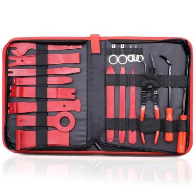 China 19pcs/Set Car Audio Tool Car Audio Disassembly Disassembly Repair Tools Kit Auto Clip Pliers Fastener Remover Tool Car Panel Door Audio Trim Removal Tool for sale