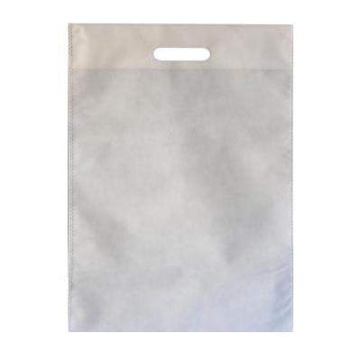 China 100% Eco-friendly Cheap Heat Seals 60g D Cut Eco Bag Plain Non Woven Bag 60gsm PP Non Woven Bag for sale