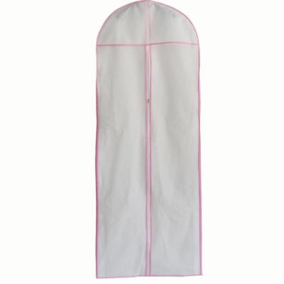 China Bridal Non Woven Dress Garment Bag Wedding Eco-Friendly White Breathable Wedding 180mm 155mm for sale