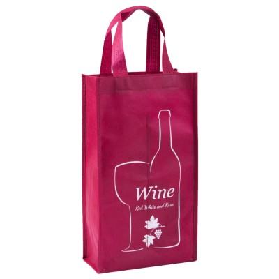 China Cheapest Suppiler Nonwoven Wine Carrier Bag 1 Bottle Wine Carrier Bag 2/4/6 Bottle Nonwoven Wine Carrier Bag Non Woven for sale