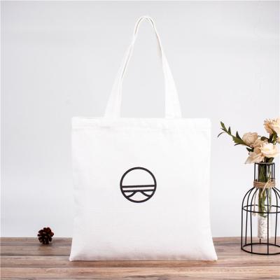 China Eco-friendly Natural Beige Cotton Tote Bag Canvas Tote Bag White Color Canvas Tote Bag Cotton Bag With Logo Print for sale