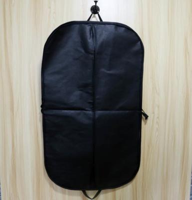 China Eco-Friendly Customized 60x100cm High Quality Luxury Customized Black Nonwoven Garment Bag For Long Dress for sale