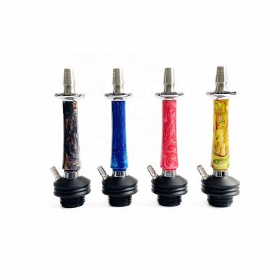 China 2021 China Hookah Shisha Wholesale Resin Hookah Shisha Narguile Set High Quality With Bottom Glass Hookah Set for sale