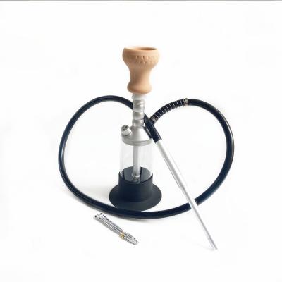 China Hookah Shisha Smoking Plastic Steam Silicone Sheesha Hose Smoking Mouthpiece Mini Shisha Set Hookah Aluminum for sale