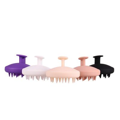 China Waterproof Injection Custom Hot Selling Mold Factory Silicone Shampoo Head Massager Soft Hair Scalp Brush for sale