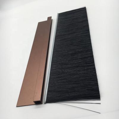 China Cleaning. Draft Excluder Flame Retardant Seals Waterproof Door Polymer Brush Strip for sale