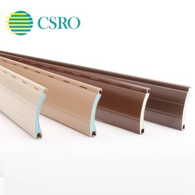 China Modern All Size Of Aluminum Roller Shutter Profiles With PU Foam for sale