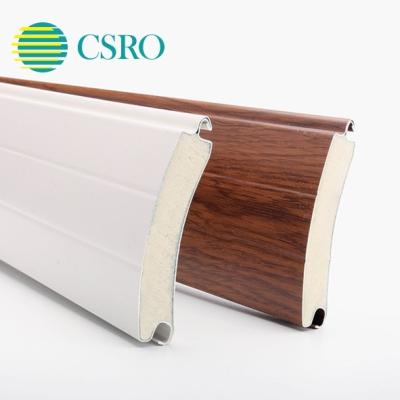 China Modern Garage Door Aluminum Roller Shutter Profiles With PU Foam for sale