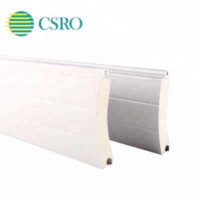 China 77 Mm Modern Aluminum Roller Shutter Profiles With PU Foam Production And Wholesale for sale