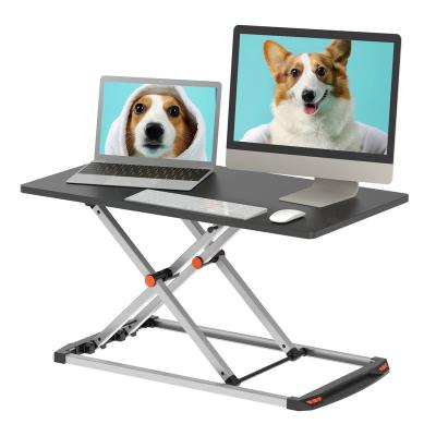 China (Height)Adjustable Standing Desk Converter, Adjustable Riser Height Height Adjustable Home Office Desk Buffer Stand for Monitor and Laptop for sale