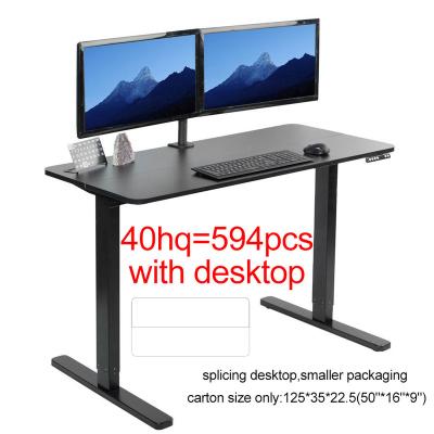 China (Height) Adjustable Electric Stand Up Desk, Height Adjustable Desk Position Workstation, Sit Stand Desk with Splice Panel Home Office for sale