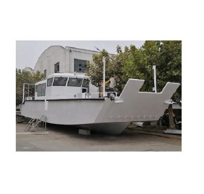 China Aluminum Barge Boat Part Barge Boat For Sale Grandsea 52ft Landing Barge Boat Part Aluminum Barge Boat For Sale for sale