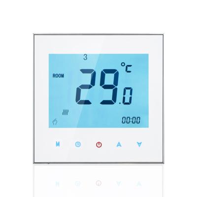 China Indoor WIFI Fan Coil Unit Touch Screen Room Thermostat With AHU System for sale