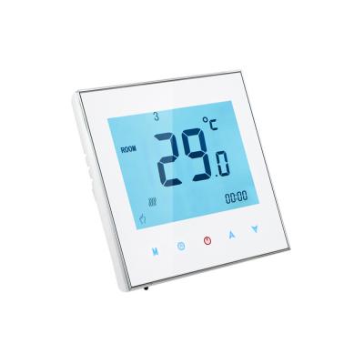 China Room thermostat and wifi sensor lcd rf indoor wireless programmable thermostat single person room for sale