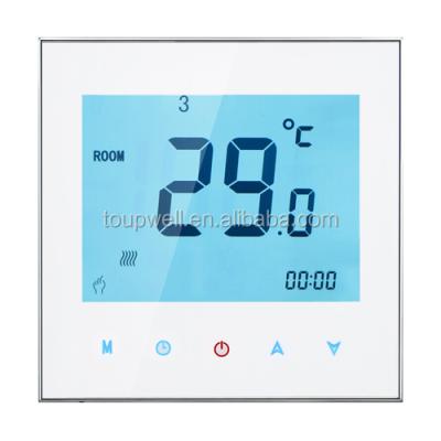 China Indoor Room Thermostat For Fan Coil Smart WIFI Modbus/Bacnet/Wifi System Thermostat for sale