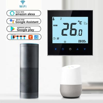 China WIFI Smart Touch Key Programmable Electric Floor Heating Room Thermostat THP1000UHPW for sale