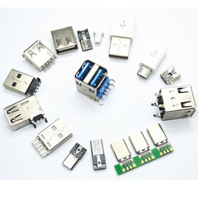 China USB all kinds of usb male or female connector, micro usb jack female connector for sale