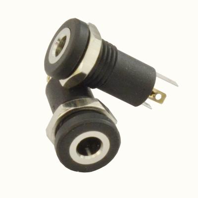 China audio & High Quality 3.5mm Video 4 Pole Female Jack Socket Connector With Screw for sale