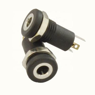 China Industrial High Quality 3.5mm 4 Post With Screw Audio Female Jack Connector for sale