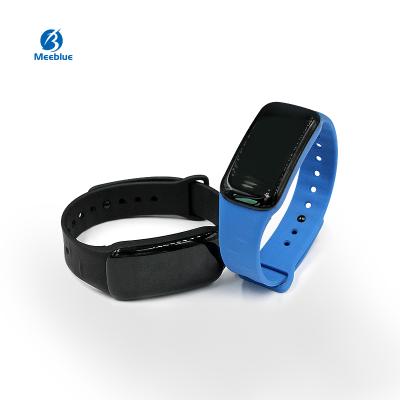 China Programmable iBeacon Bluetooth Button Wristband with Accelerometer Sensor for sale