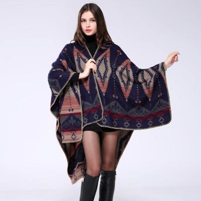 China Wholesale soft feeling cashmere pashmina nouns cape shawl poncho, spanish borong flamenco manton shawl for sale