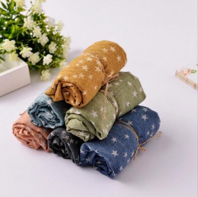 China Warm Soft Smooth Cute Canvas Cotton Scarf Toddler Kids Baby Kids Feeling Headscarf Boys Girls Boys Scarves for sale