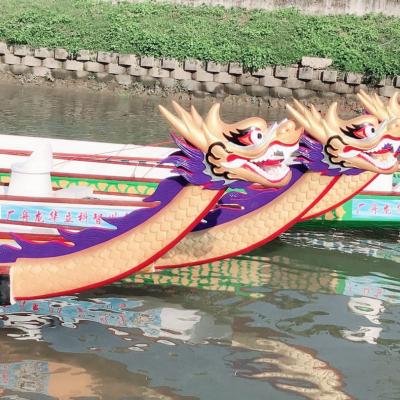 China New style fiberglass dragon boat, dragon boat for sale