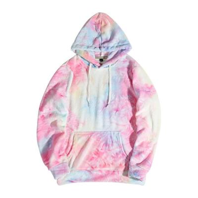 China Wholesale Custom Tie-Dyed Long Sleeve Sweatshirts Women's Pillover News Factory Anti-Wrinkle Hoodie for sale