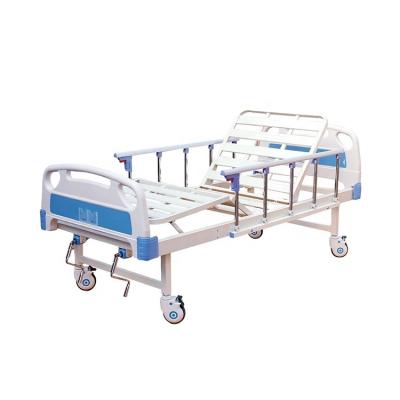 China Metal Hospital ABS Two Crank Manual Or Customized Nursing Electric Medical Bed 2 Patient Crank Bed for sale