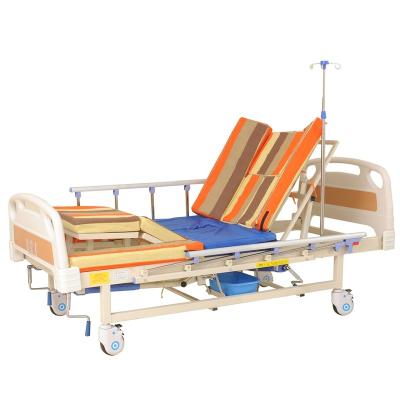 China Hospital Two Function Sale Hospital Clinical High Quality Patient Bed Medical Bed With Toilet For Disabled Patient for sale