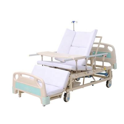 China Multi Function Hospital Nursing Bed Manual Home Hospital Medical Home Hospital Bed for sale