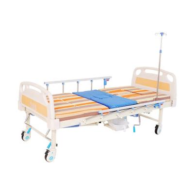 China Factory Source Supplying YB-A04 2 Funtion Medical Patient Bed 3 Crank Hospital Bed for sale