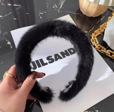 China High Quality Fashion Women's Real Mink Hairpin Girl Hair Accessories for sale