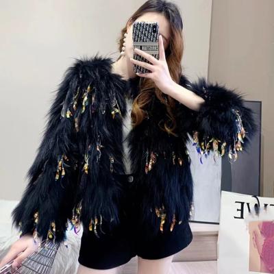 China 2021 fashionable girls' fur jacket waterproof is women's fur jacket for sale