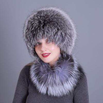 China COMMON Women's Fur Hat Lady Fox Fur Hat Fur Pom Pom Hats for sale