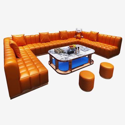 China Modern luxury club furniture nightclub living room high end elasticity anti-scald modern club furniture living room for sale