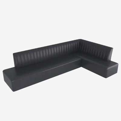 China Modern Wholesale Modern Night Club Sofa Night Club Sofa Sofa Black Luxury Booth Seating for sale