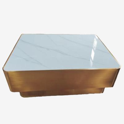 China Modern Fashion Table Bar Furniture Marble KTV Night Club Night Club Led Cube Table Marble Top Table Wholesale Furniture for sale