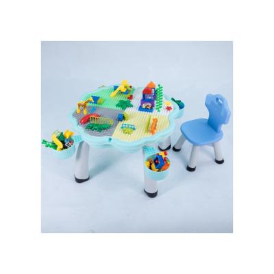 China Easy to install professional manufacture cheap child building and plastic multifunctional writing table for sale