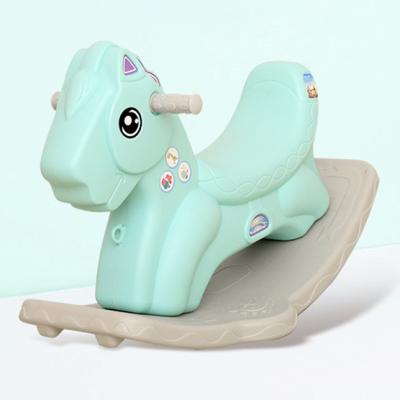 China Easy To Install Plastic Baby Toy Children Rocking Horse Toy Walker Stroller Ride On Car Rocking Horse Rocker for sale