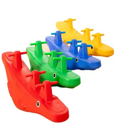 China Home Use Playground Plastic Seesaw/Kindergarten Use For Kids Indoor Durable Rocking Horse Toy for sale