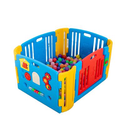 China Easy To Install Various Durable Using Colorful Play Pool Fence Mounting Bracket For Children With Gate for sale