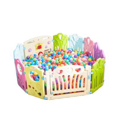 China New Type Home Safe Plastic Indoor Kids Use / Playground Ball Pool Fence Home Playpen For Kindergarten Use for sale